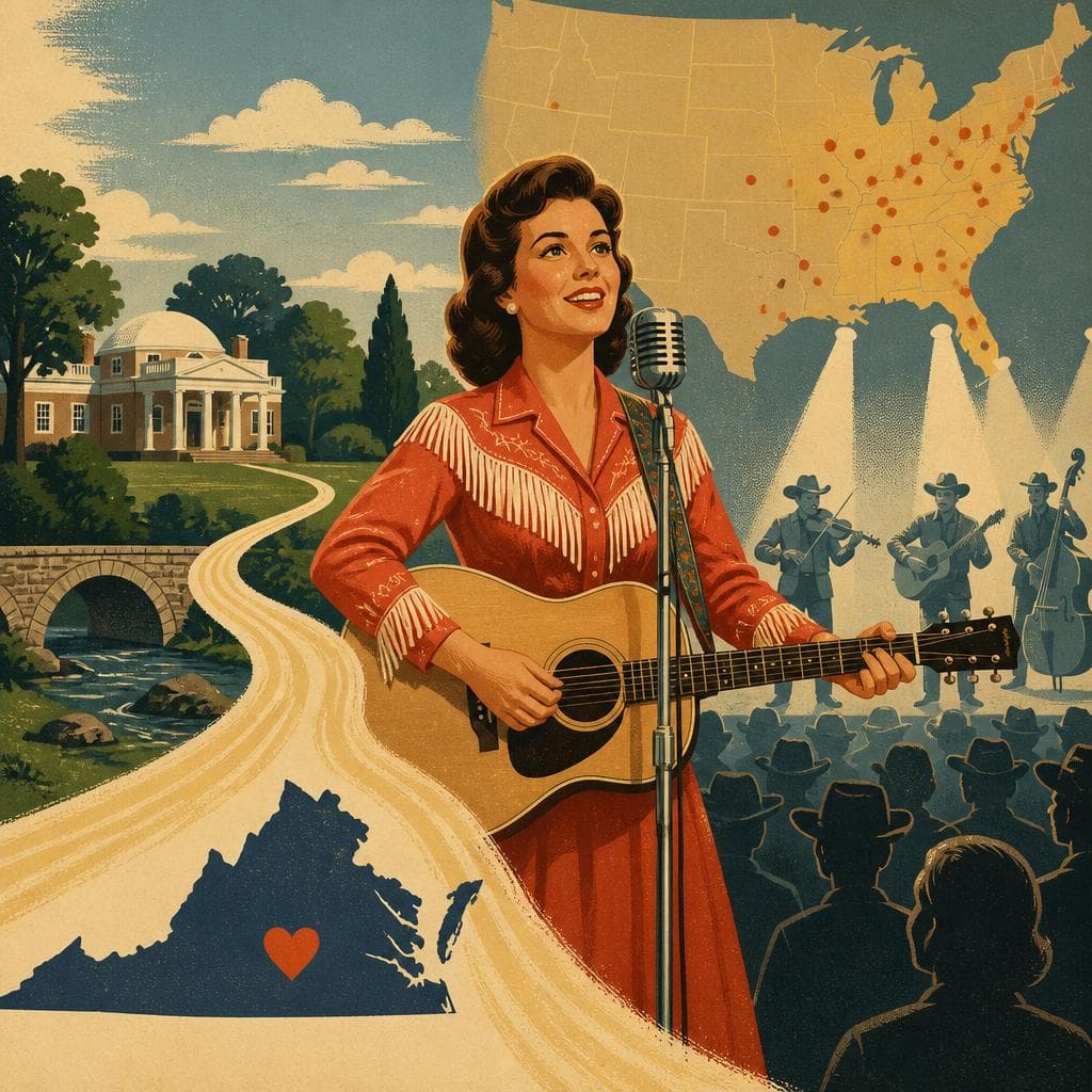 Cover art for From Virginia to the Country Charts