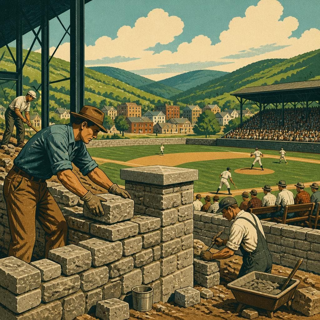 Cover art for Where New Deal Stone Met Small-Town Baseball