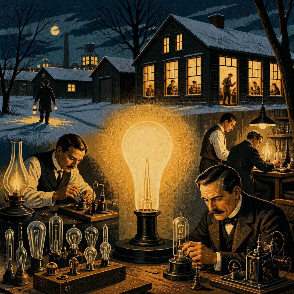 Cover art for The Winter Menlo Park Turned Night Into Work