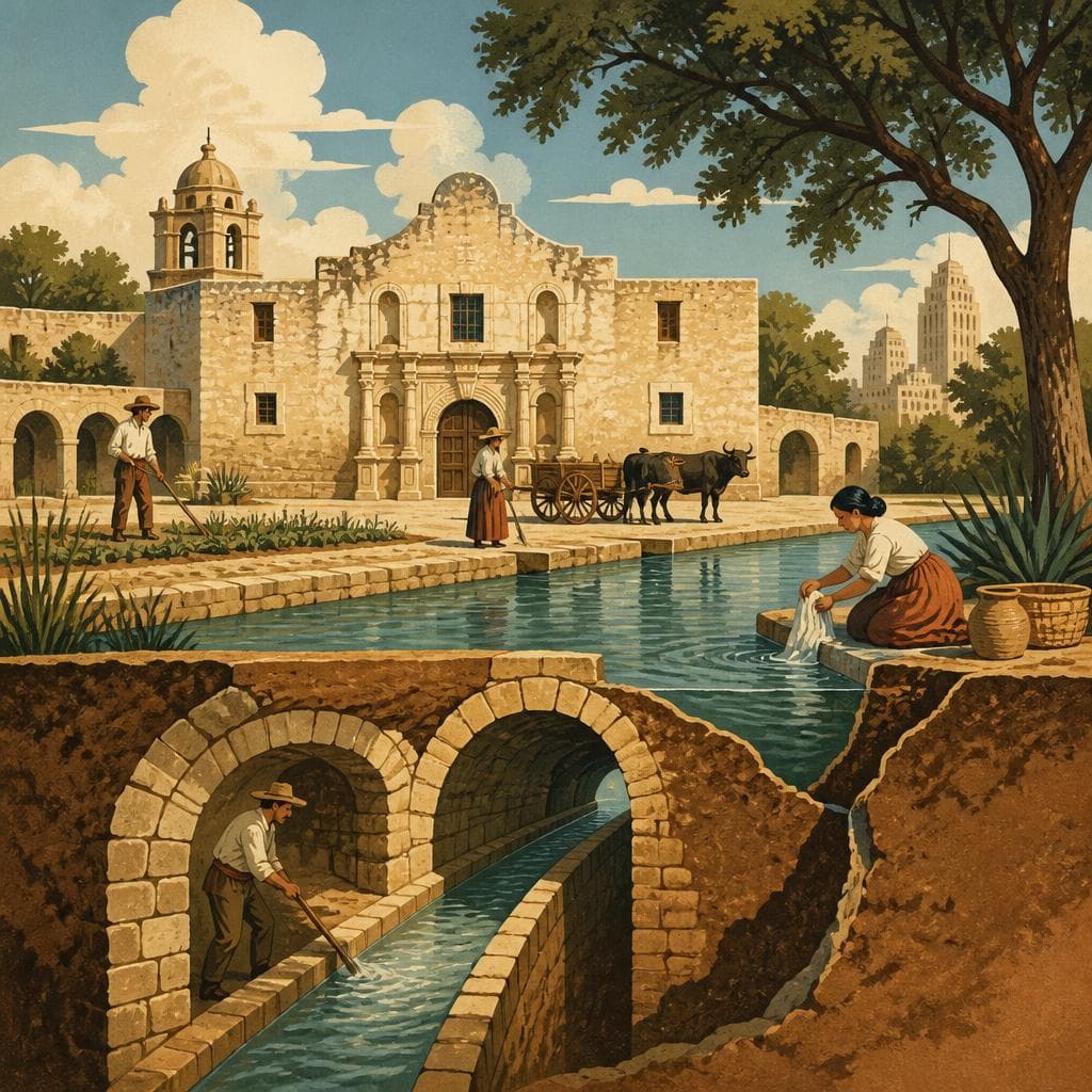 Cover art for The Waterway Beneath the Alamo Story