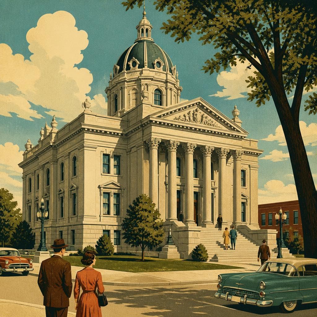 Cover art for A Courthouse Built to Look Like It Meant It