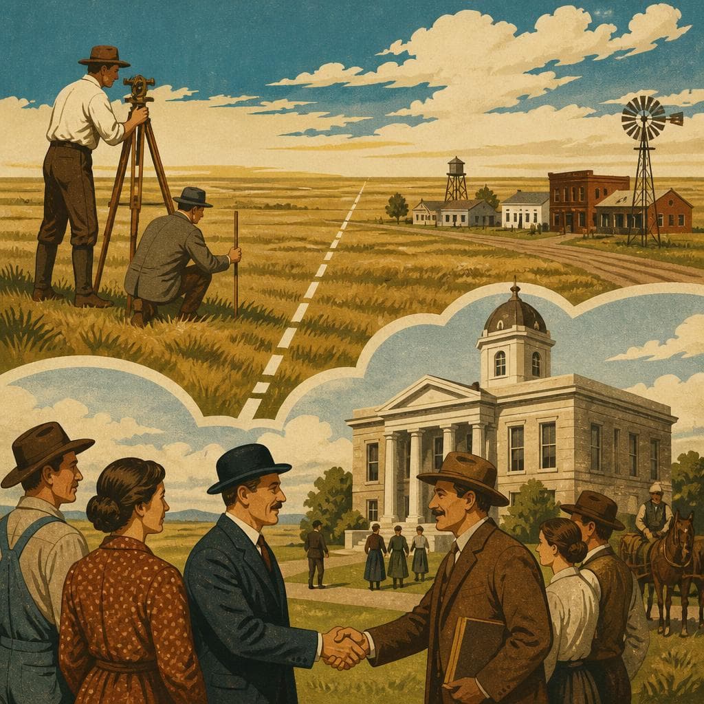 Cover art for When the Prairie Drew a New County Line