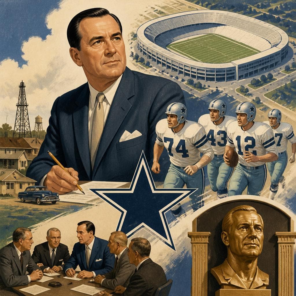 Cover art for How Tex Schramm Built the Cowboys