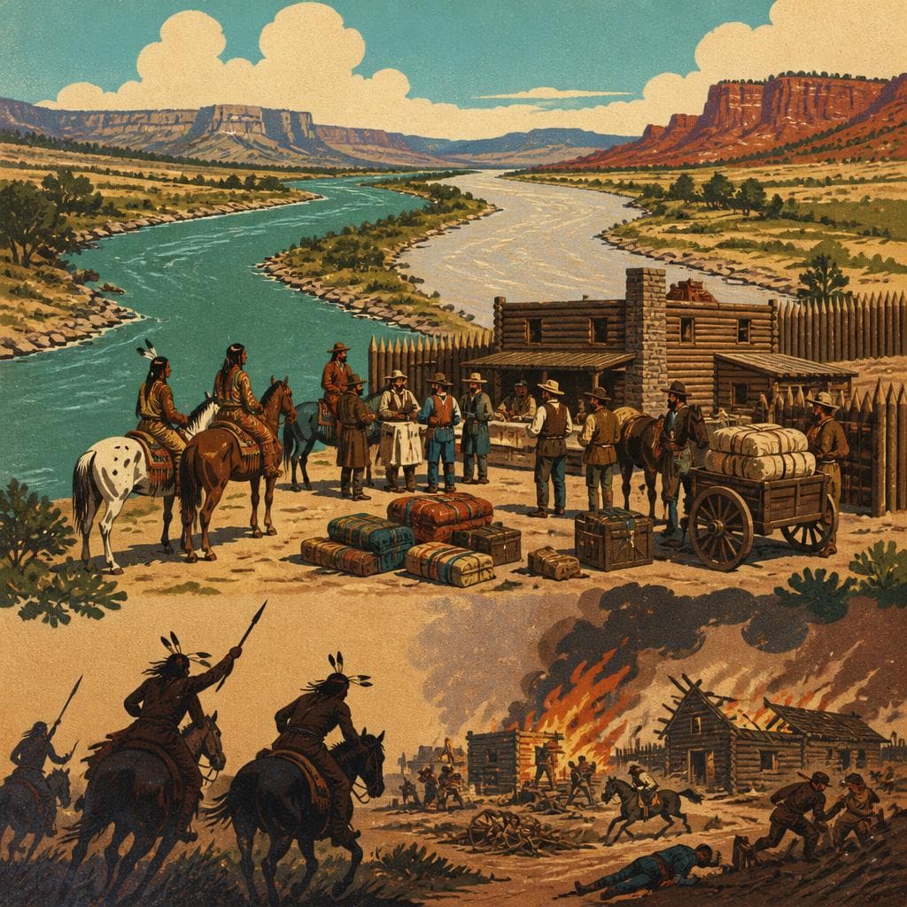 Cover art for Where Two Rivers Met, a Frontier Trade Rose and Fell
