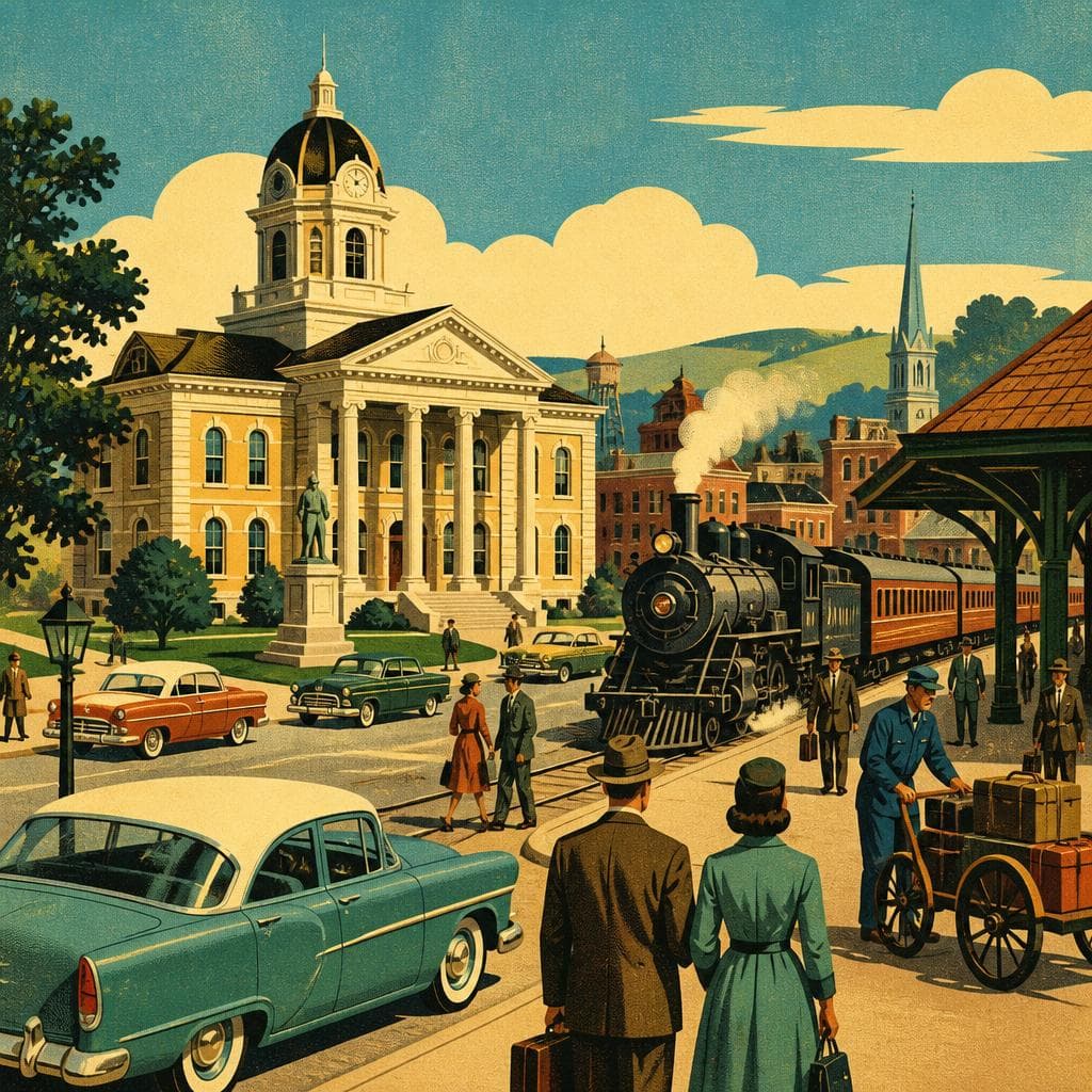 Cover art for Where the Courthouse Met the Railroad