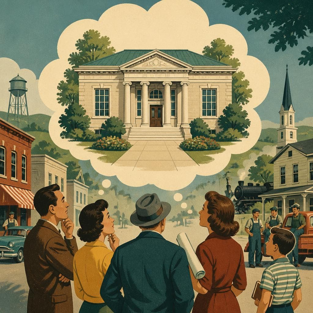 Cover art for A Small Town, a Big Library Dream