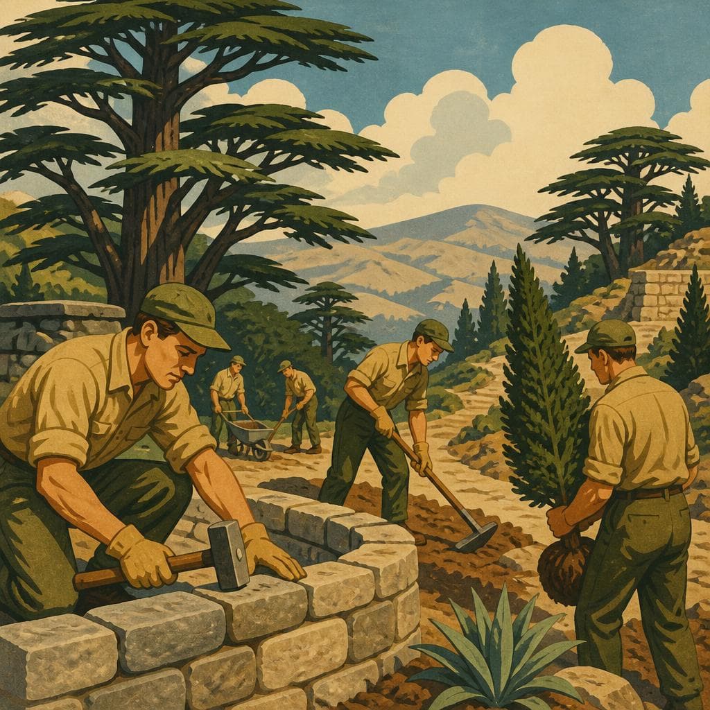 Cover art for When Young Hands Built the Cedars