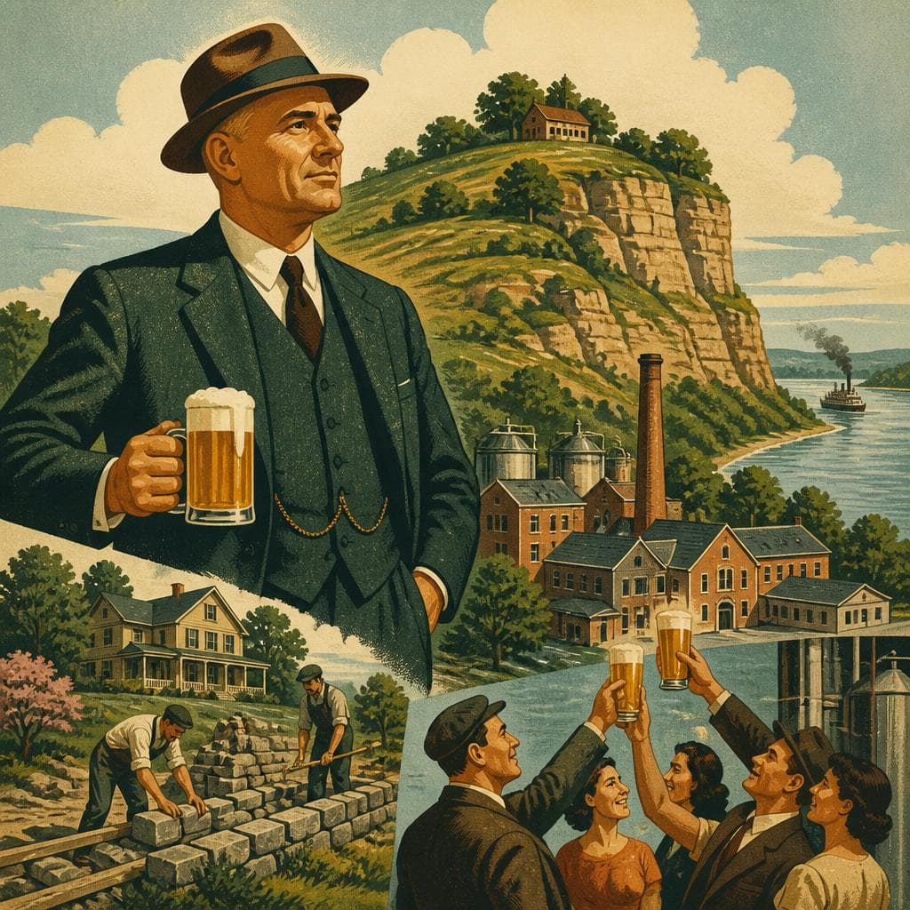 Cover art for A Hill Shaped by Stone, Memory, and Beer