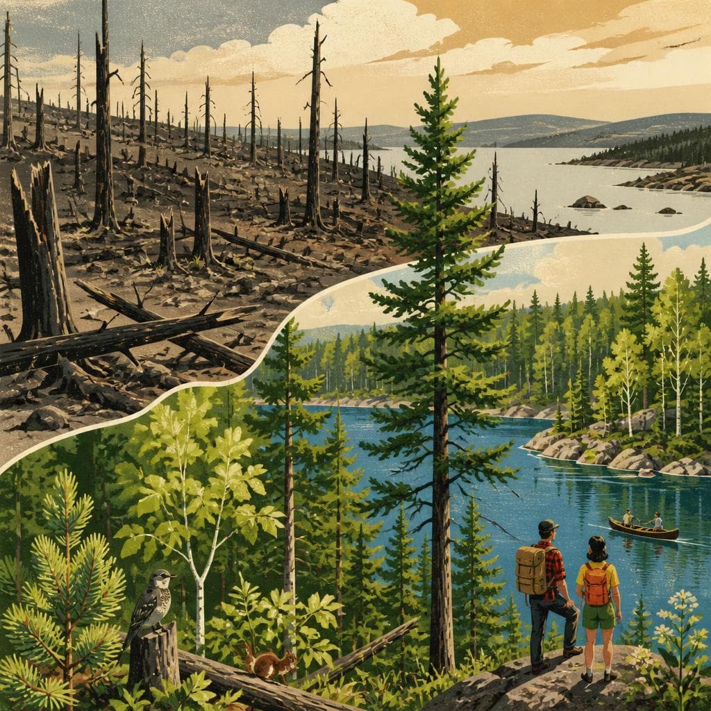 Cover art for How Burned-Over Timberland Became Superior