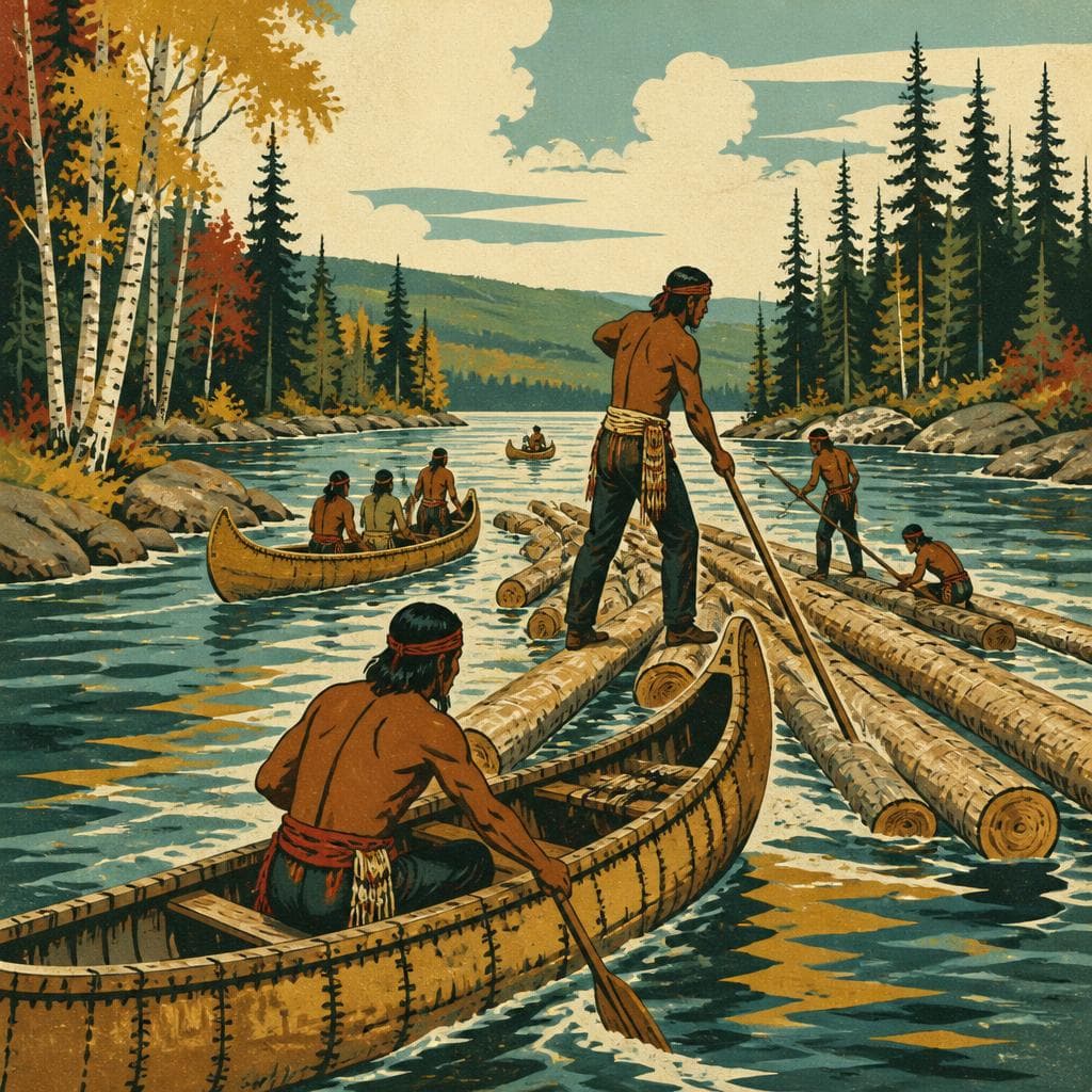 Cover art for When the Chippewa Carried Timber