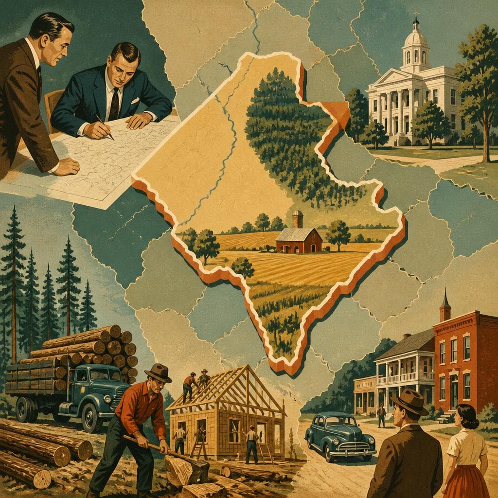 Cover art for How Pike County Took Shape