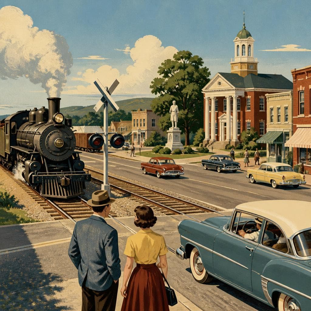 Cover art for Where the Crossing Became a Town