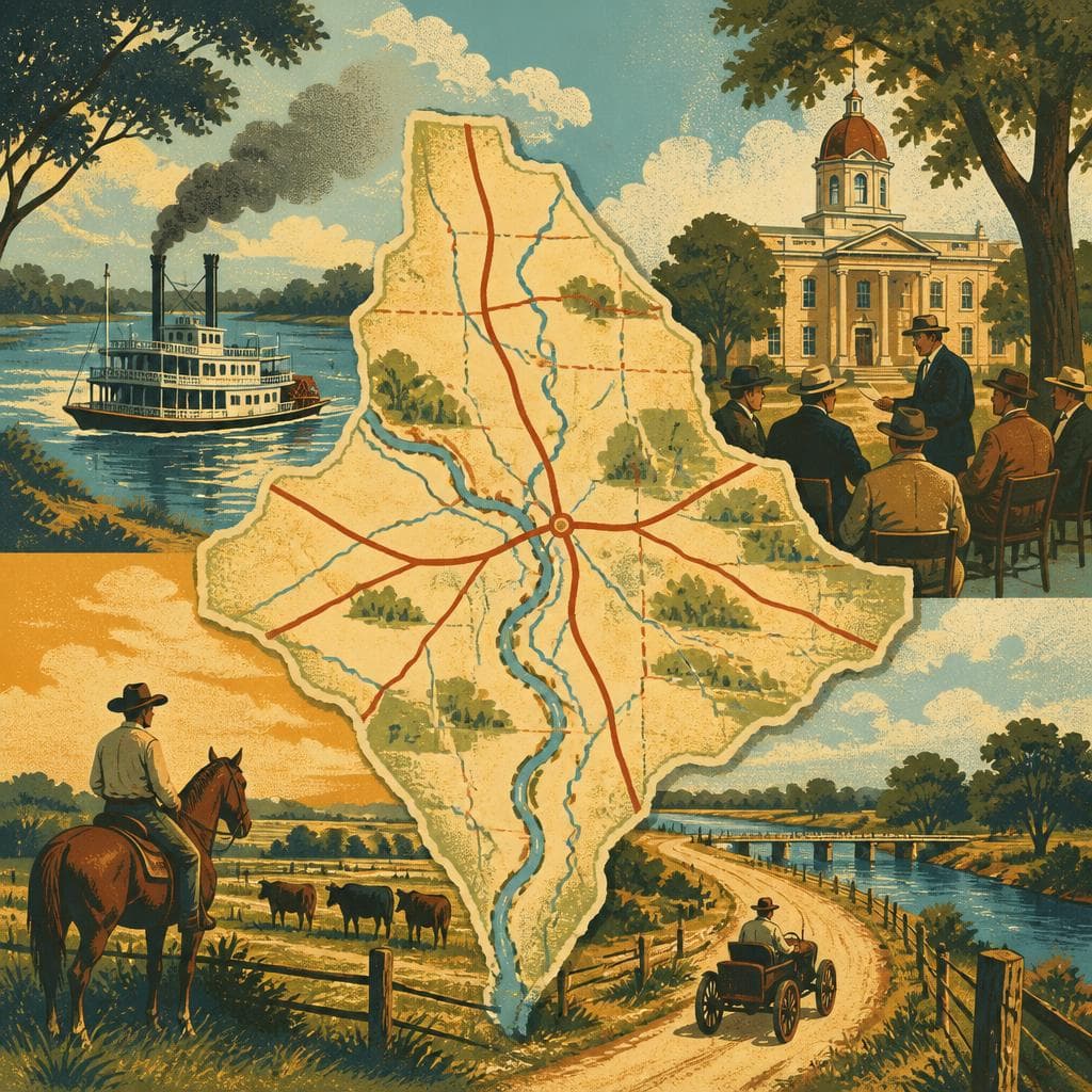 Cover art for Where Roads and Rivers Made Grimes County