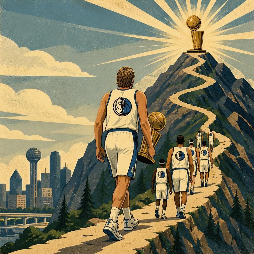 Cover art for How Dallas Finally Climbed the Mountain