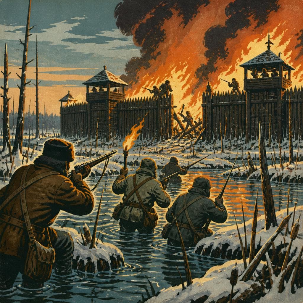 Cover art for When the Swamp Fort Burned