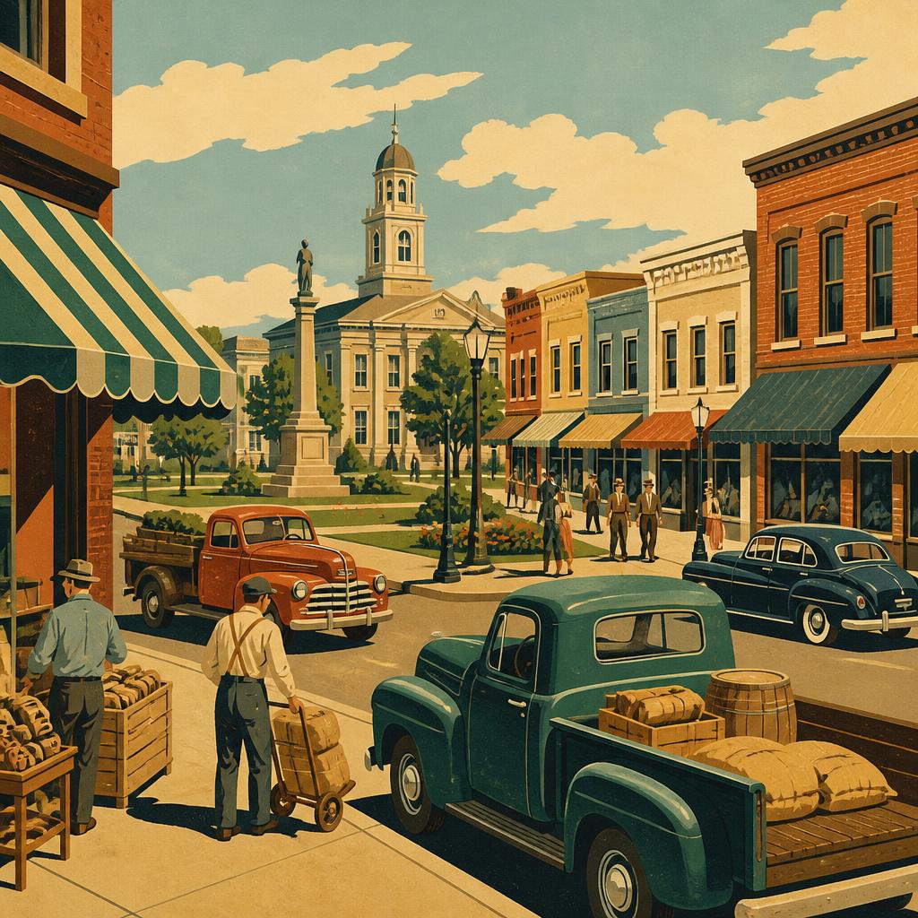 Cover art for Around the Square, a Trading Town Endures