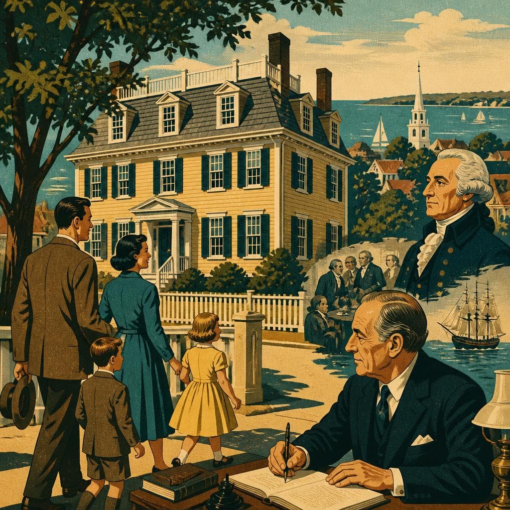 Cover art for The House That Kept Calling the Adamses Home