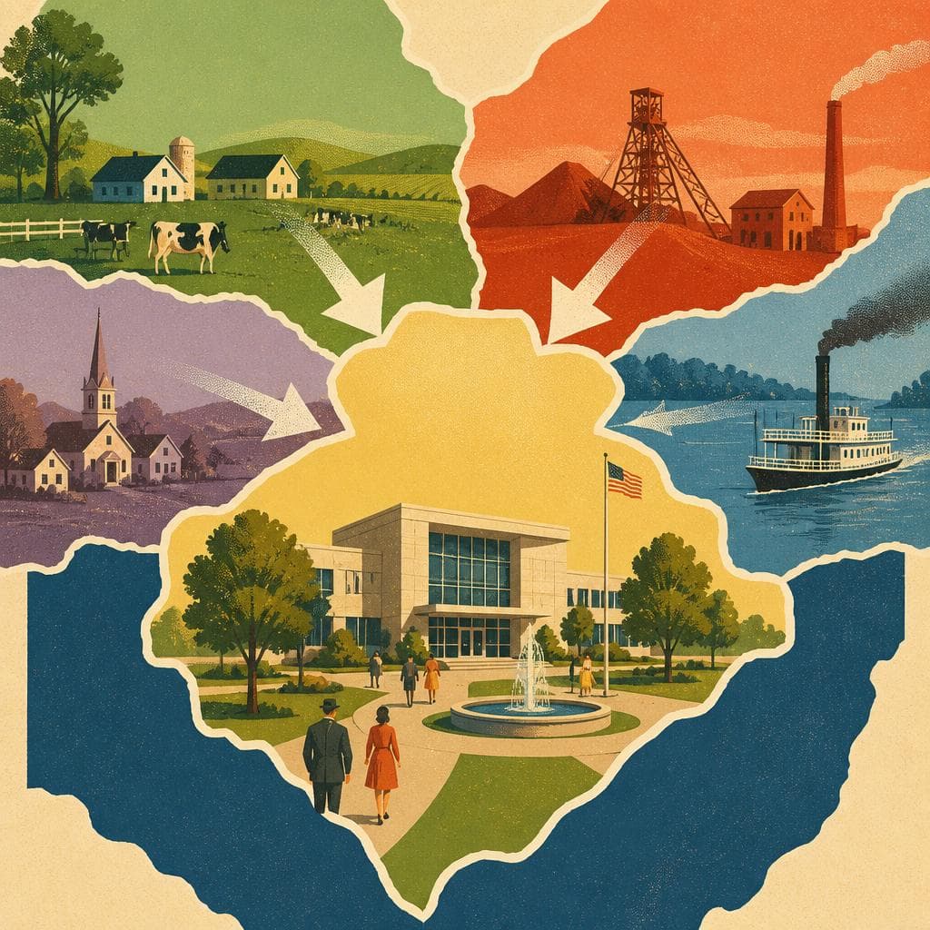 Cover art for When Four Counties Became One