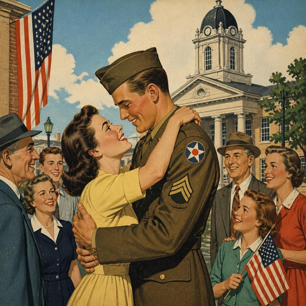 Cover art for When the Soldier Came Home to Paris