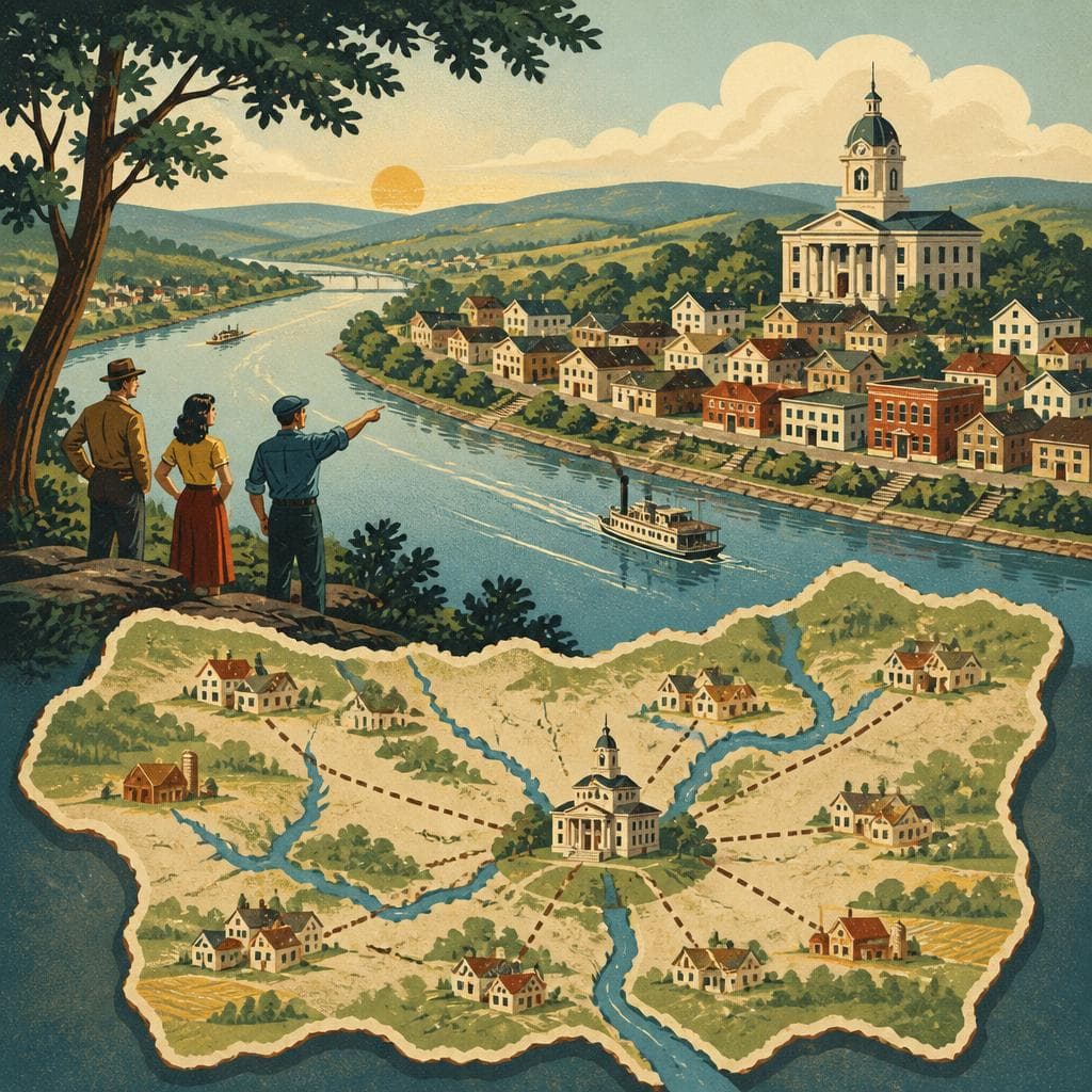 Cover art for A County Shaped by the River