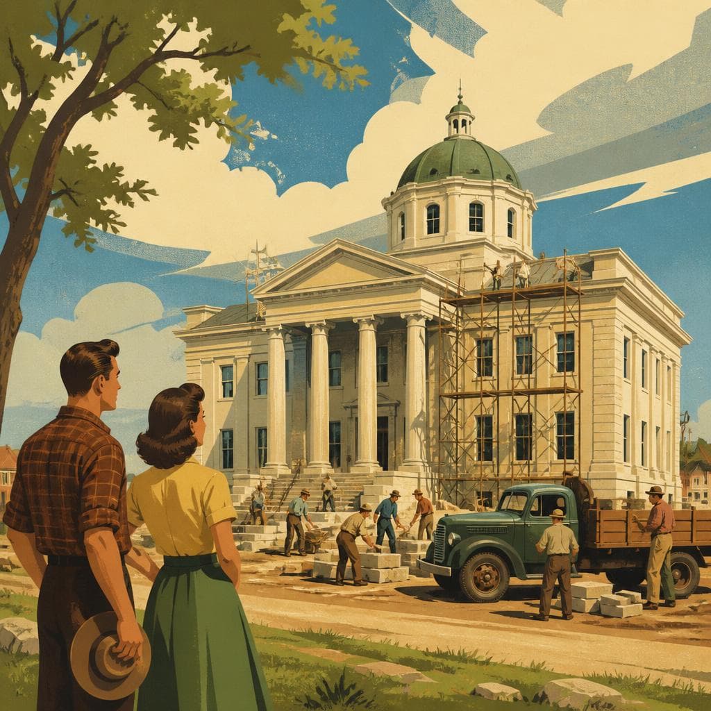 Cover art for When a New County Built Its Center
