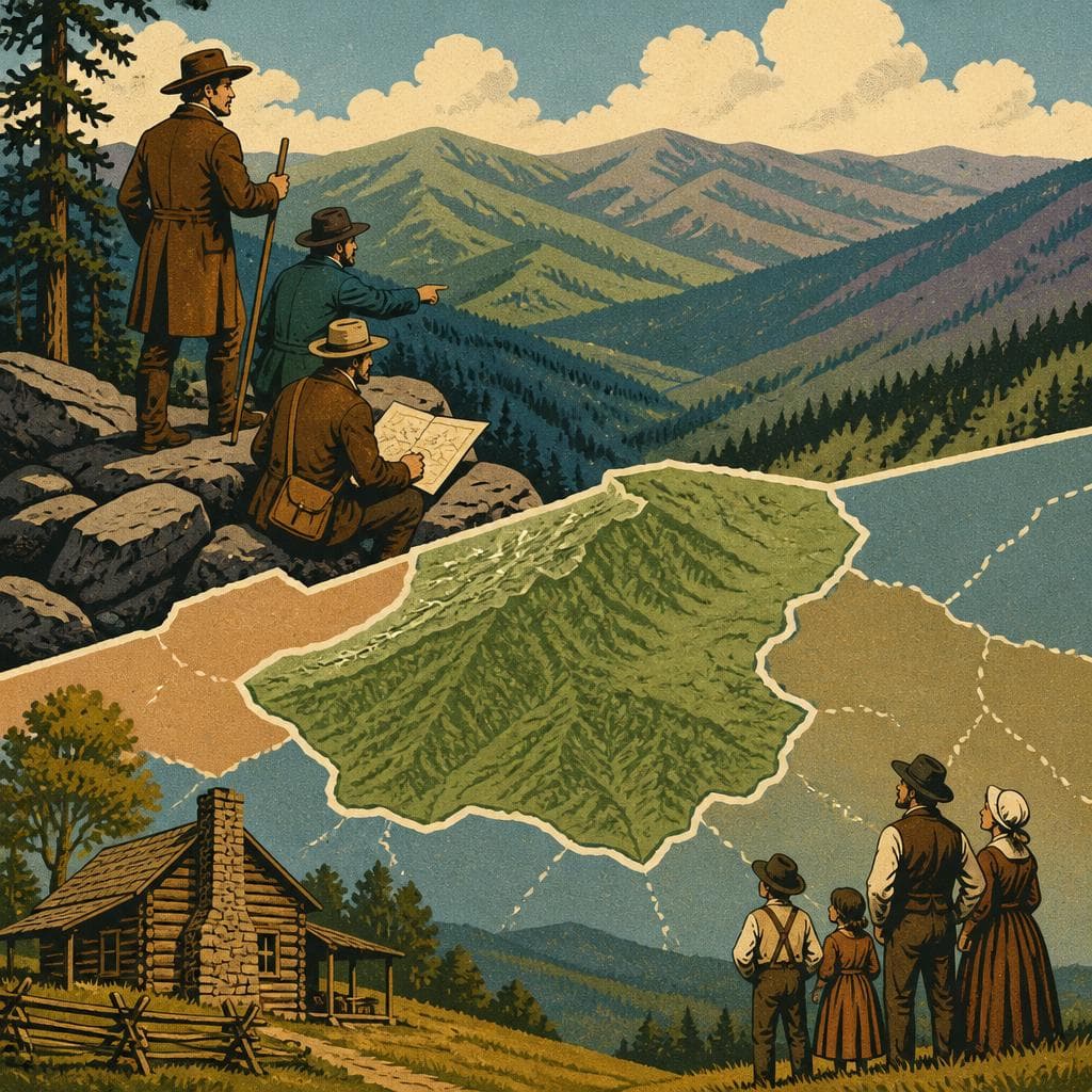 Cover art for When the Mountains Drew the County Lines