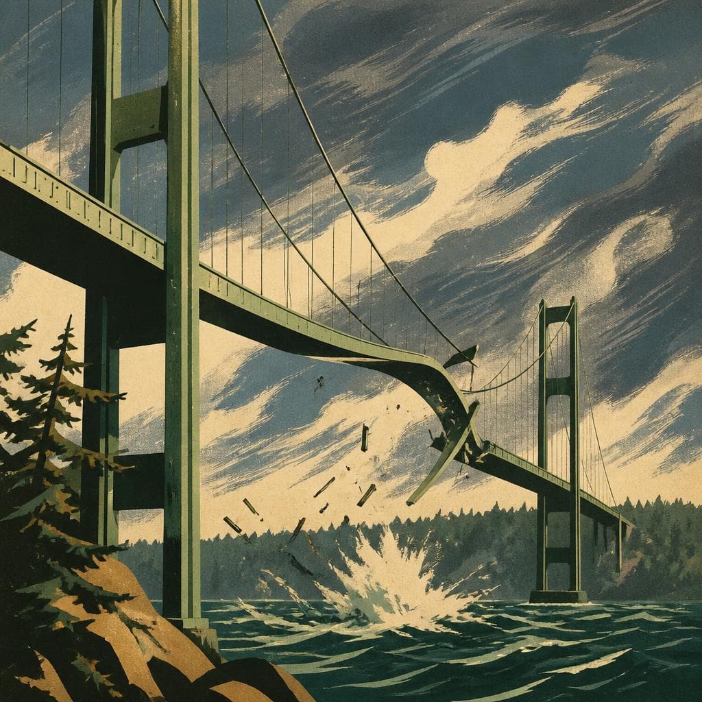 Cover art for When Galloping Gertie Met the Wind