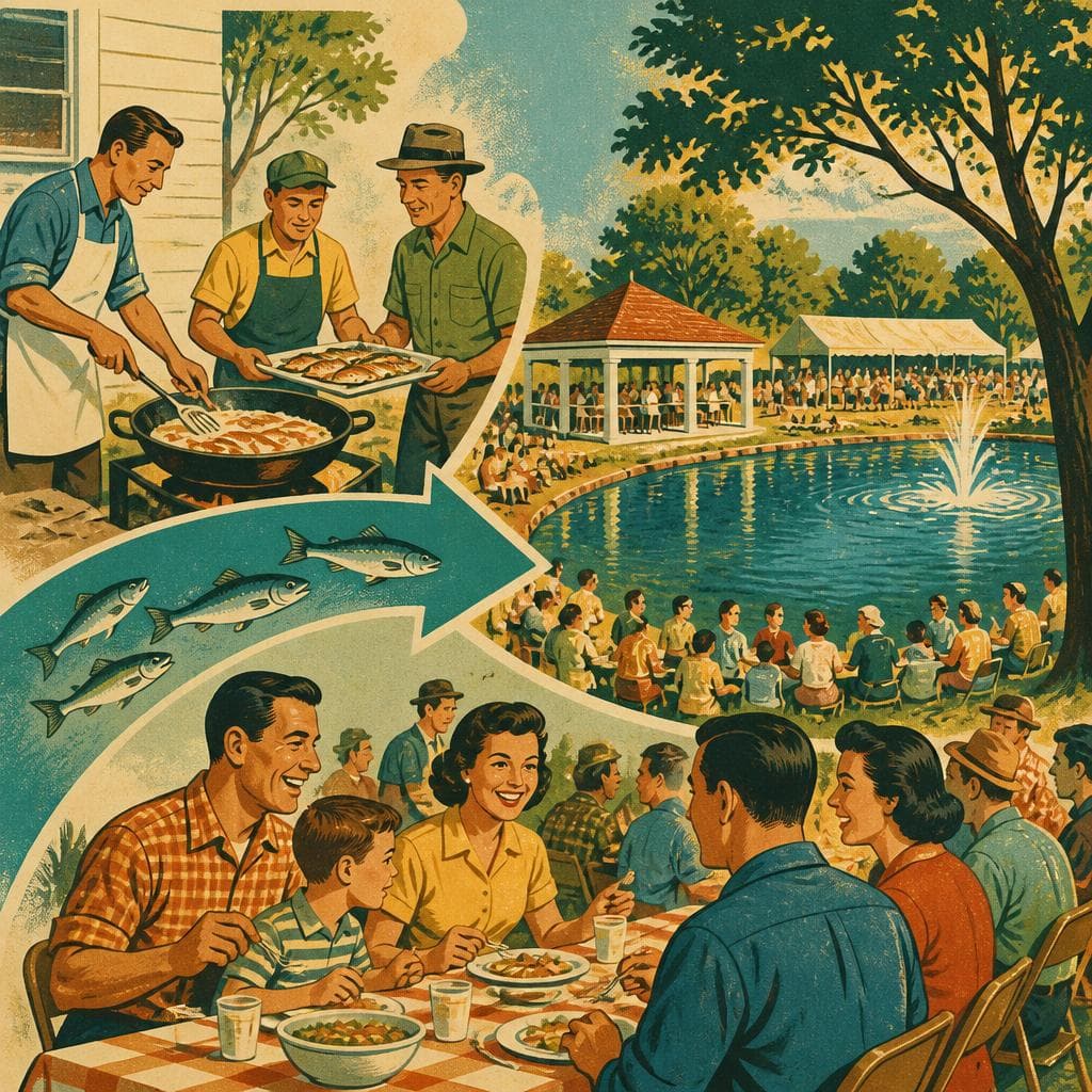 Cover art for How a Fish Dinner Became Dumas’s Big Spring Ritual