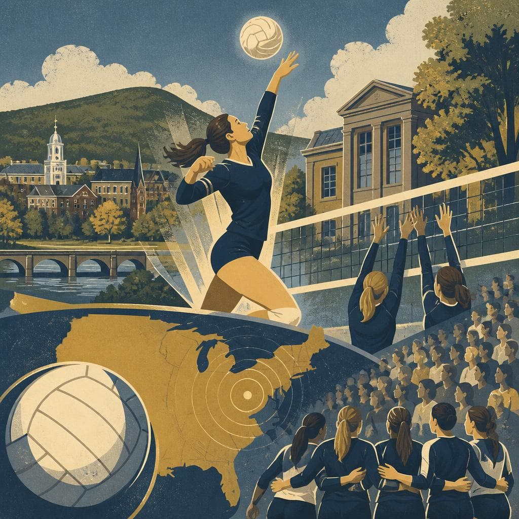 Cover art for How Juniata Made Huntingdon a Volleyball Destination