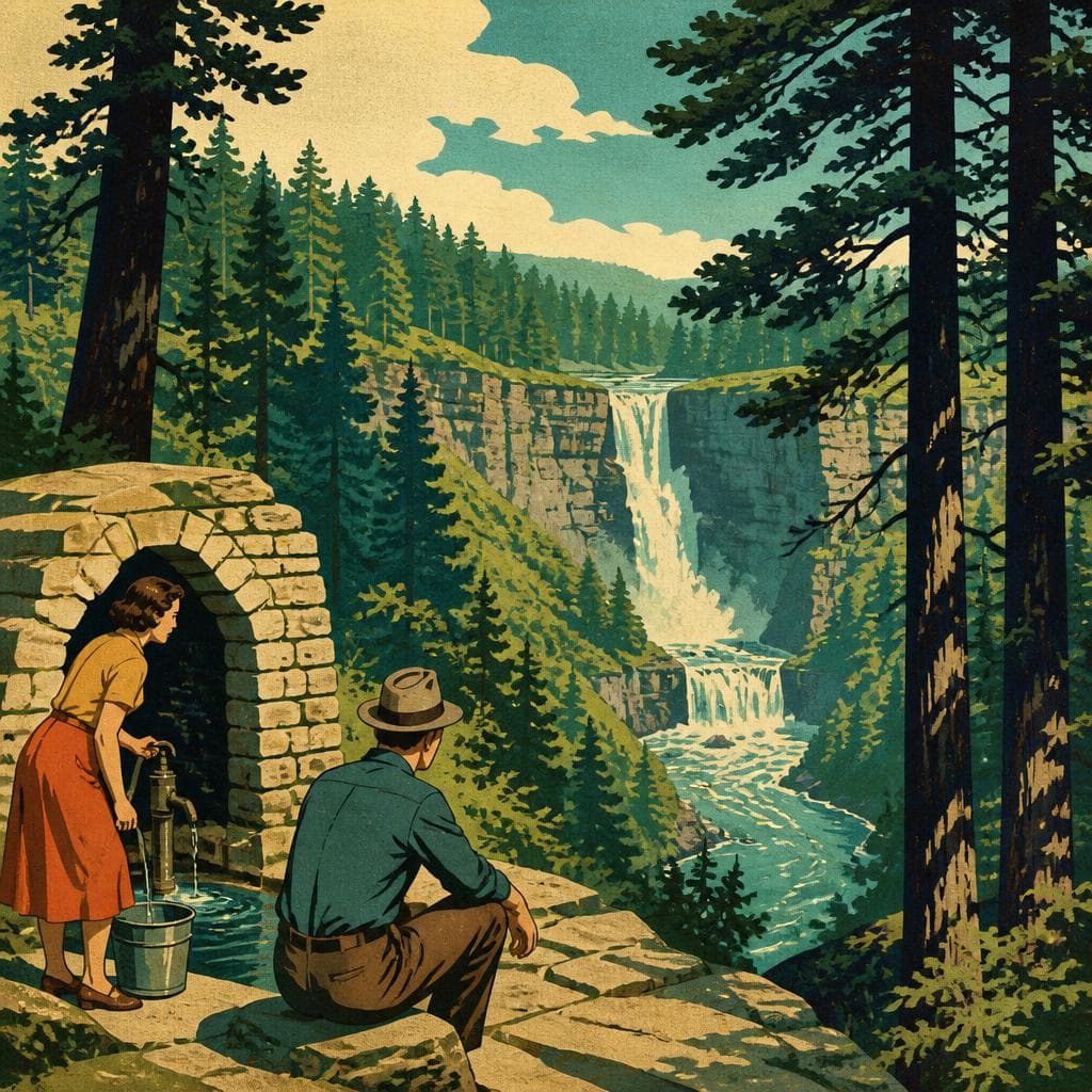 Cover art for The Spring That Named a Gorge