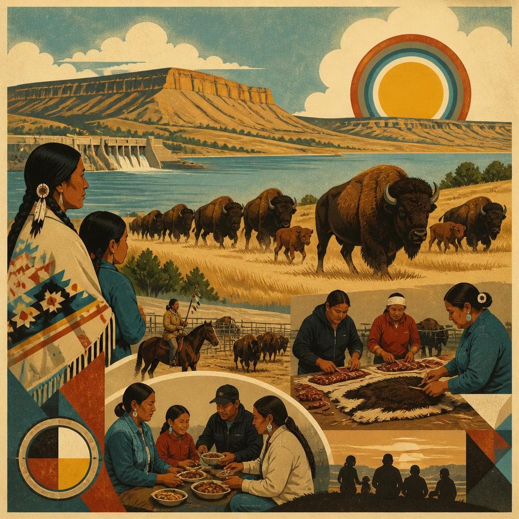 Cover art for When the Buffalo Came Home to Fort Peck