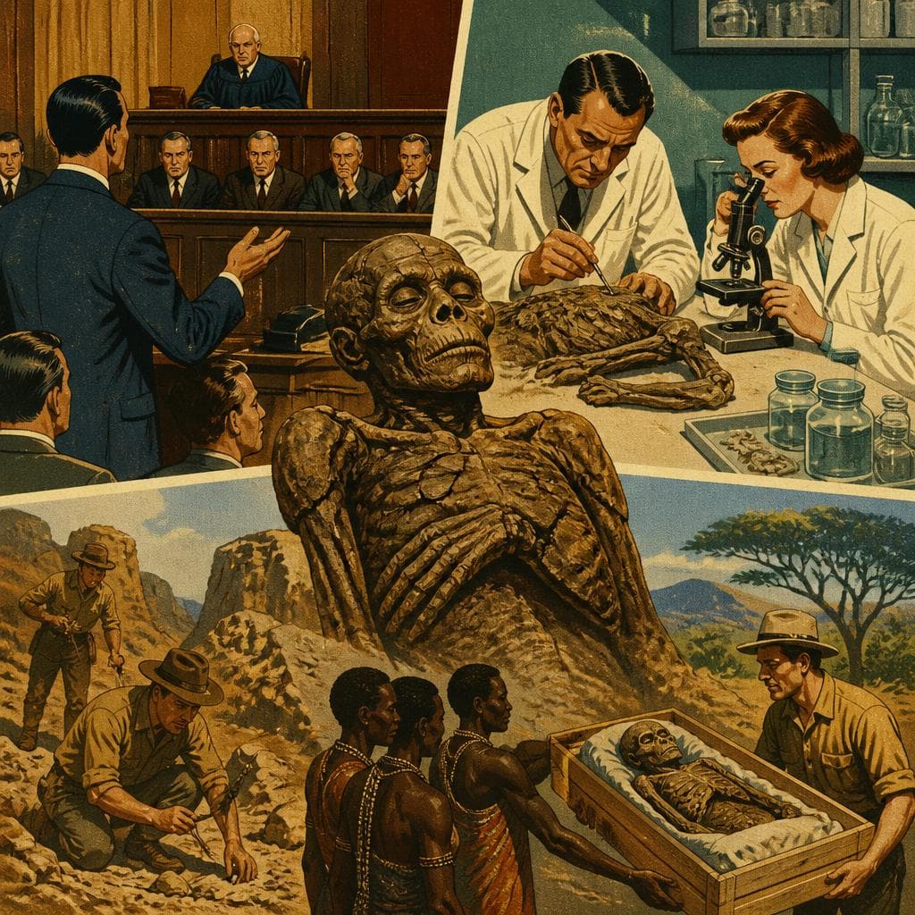 Cover art for The Ancient One in Court and in the Lab