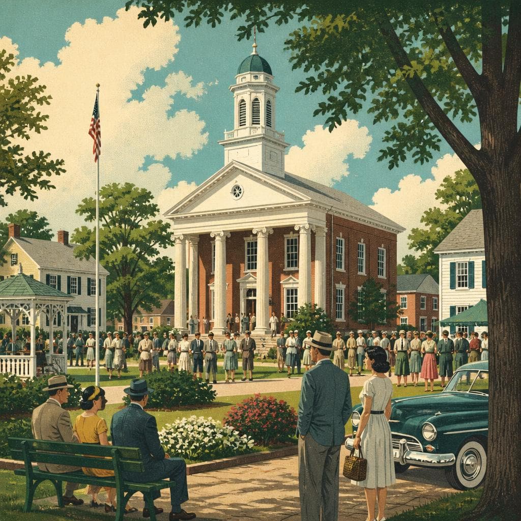 Cover art for Where Courthouse Day Held a Community Together