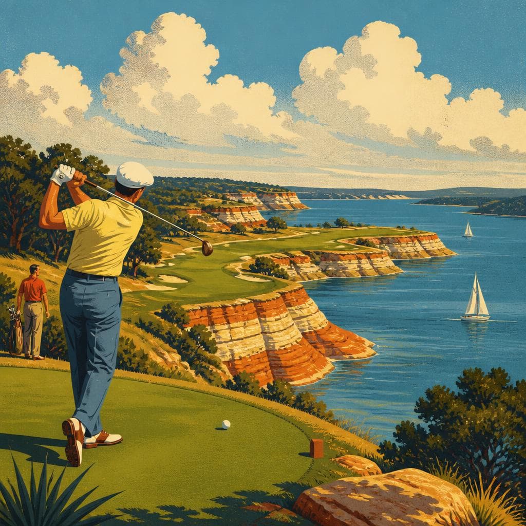 Cover art for Where Golf Meets the Bluffs at Lake Texoma