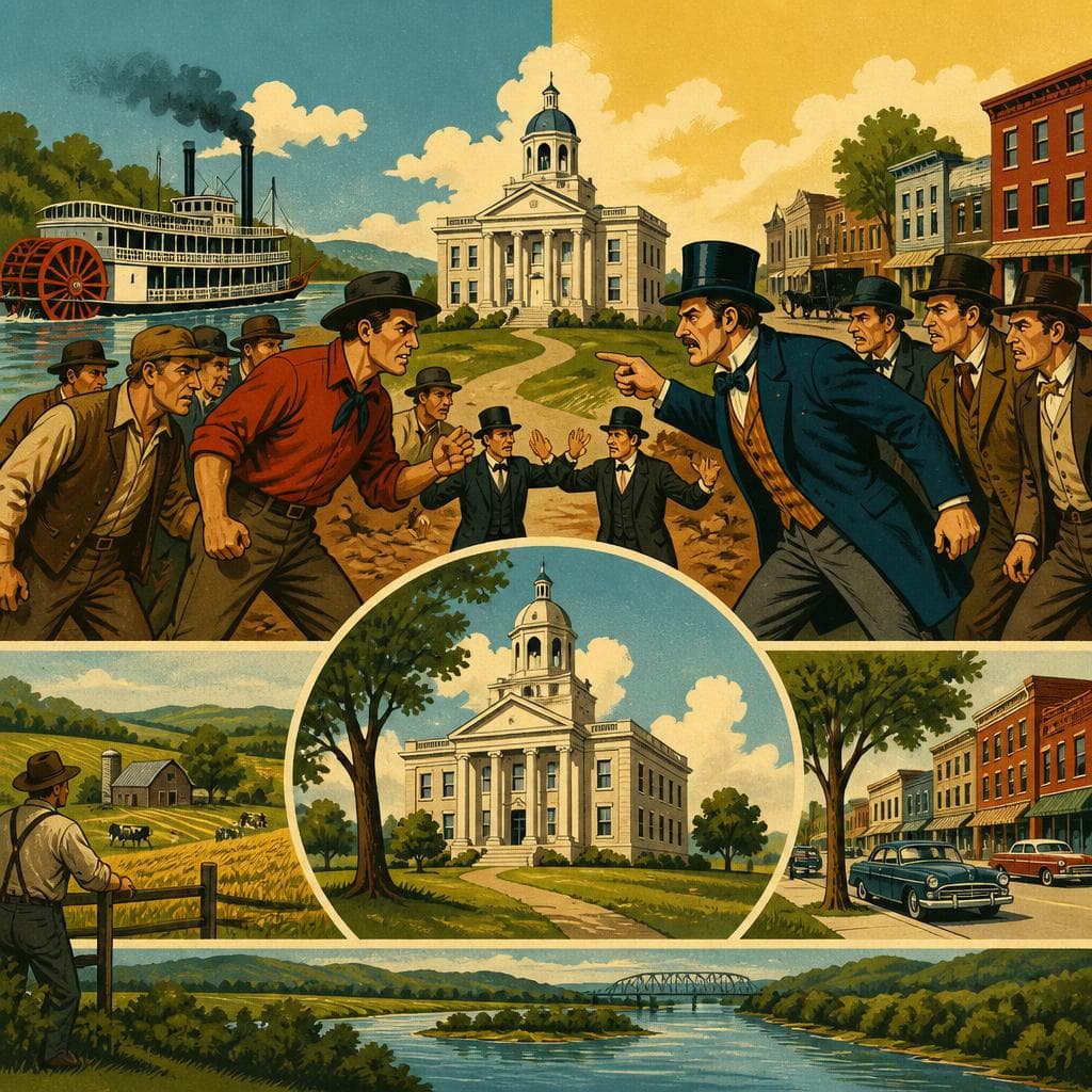 Cover art for How Wapello Won the Courthouse