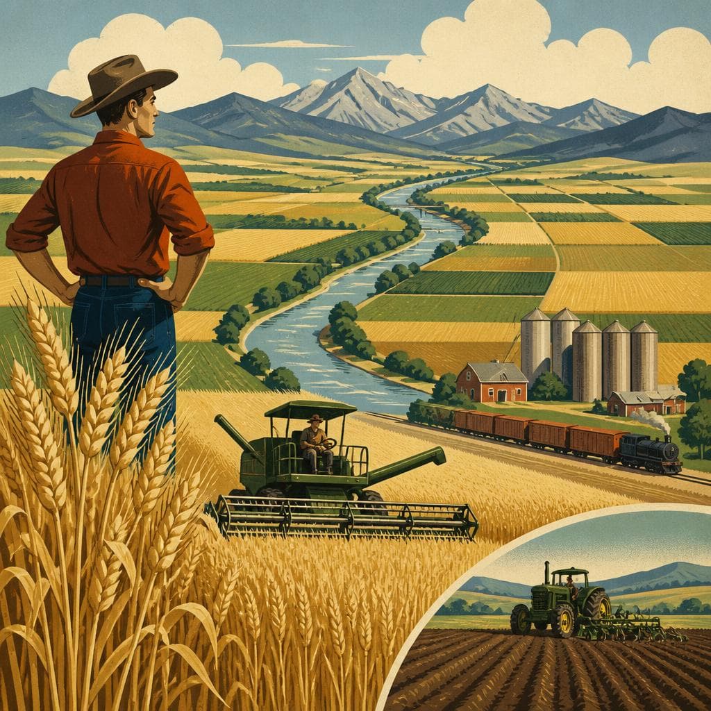 Cover art for Where Flat Land Became a Wheat Empire
