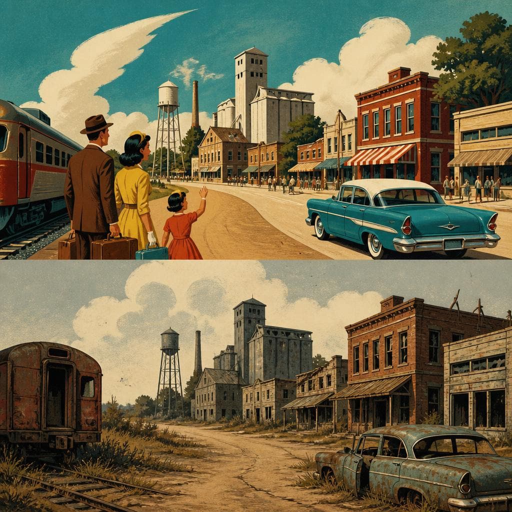 Cover art for When the County Moved On