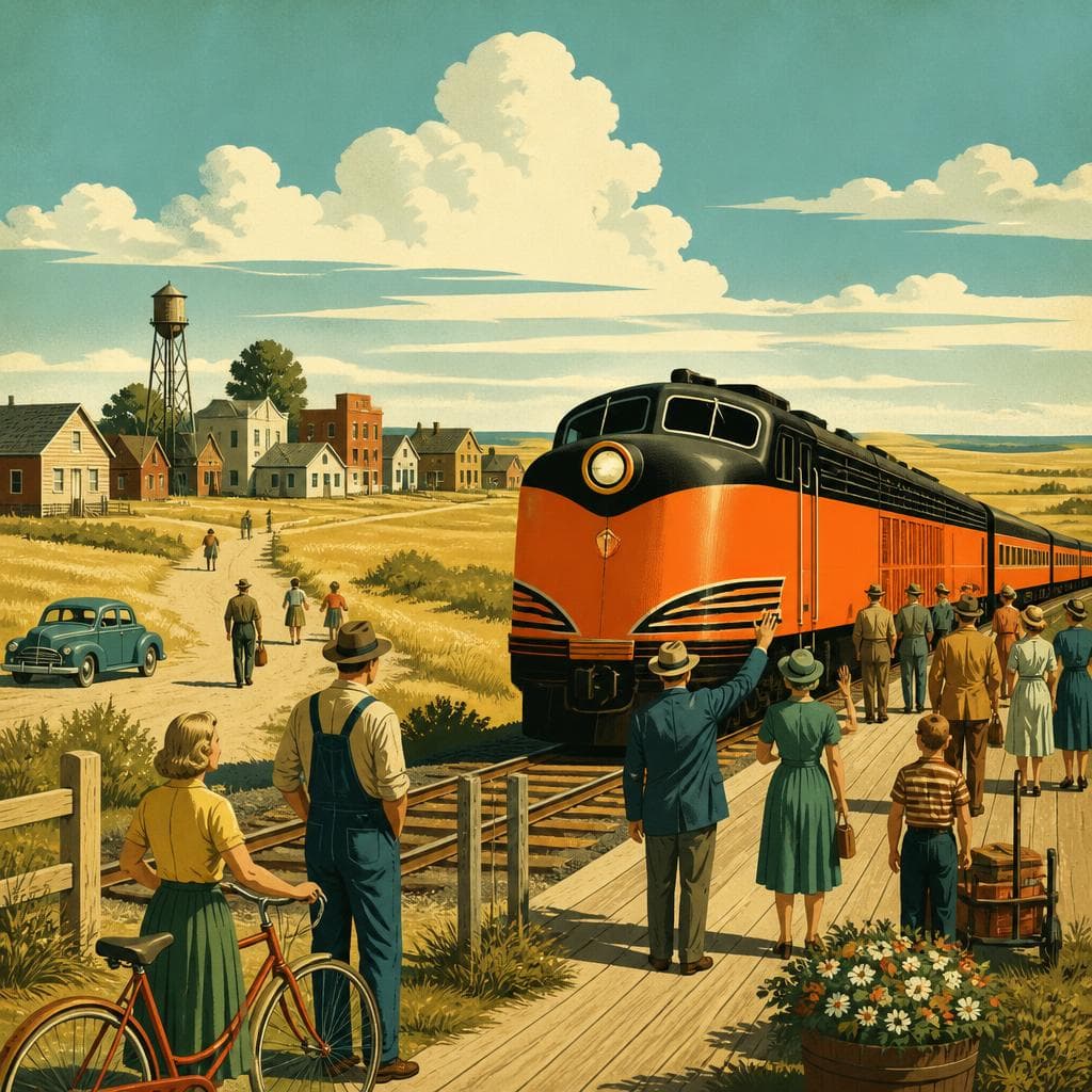 Cover art for When the Timetable Reached the Prairie