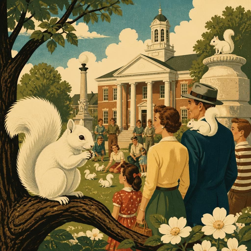 Cover art for The Town That Chose Its Squirrels