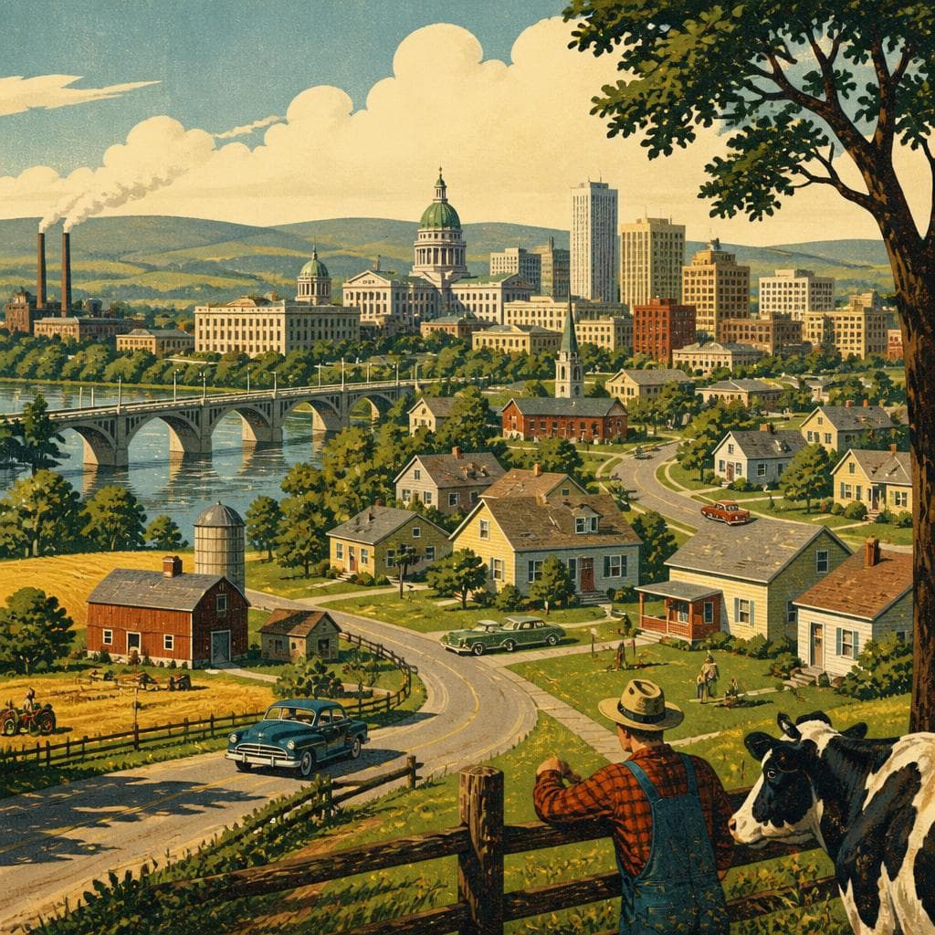 Cover art for A Small Town Learning to Grow Up