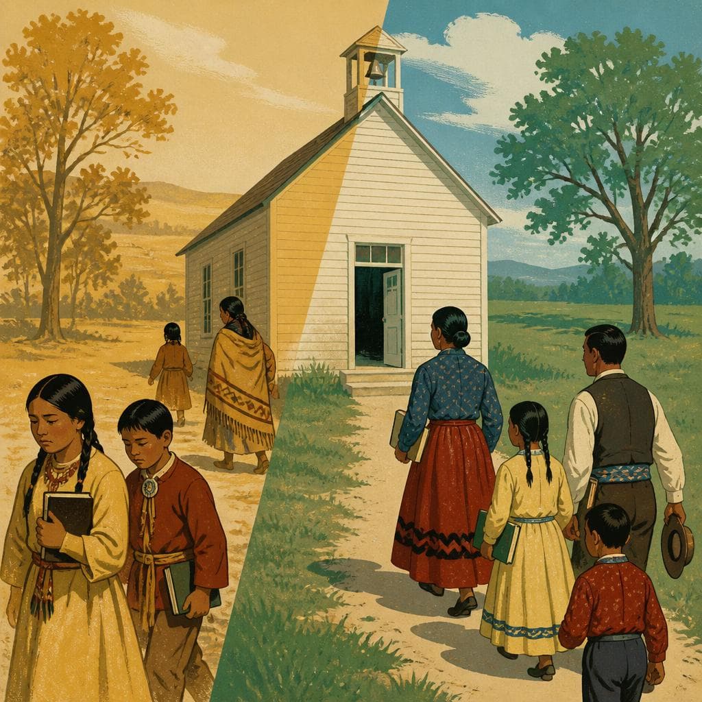 Cover art for Where an Early Oklahoma School Changed With a People’s Arrival