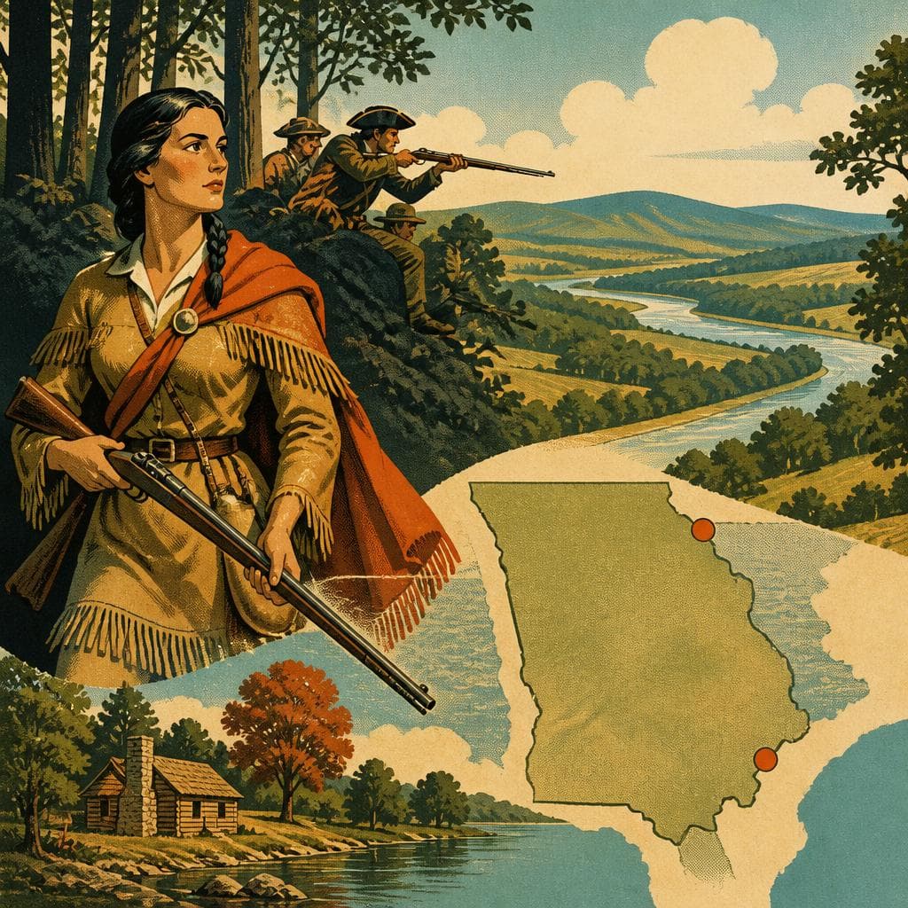 Cover art for How Nancy Hart Claimed a Corner of Georgia