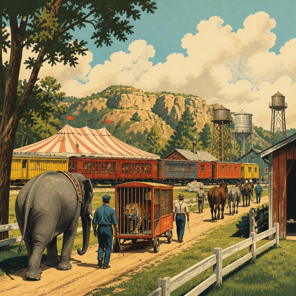 Cover art for Where the Circus Came Home