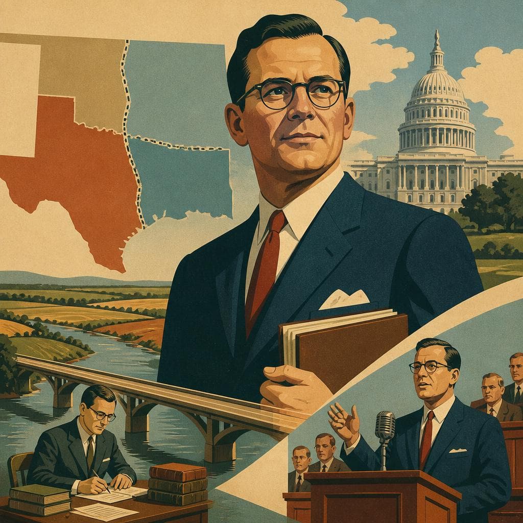 Cover art for The Man Whose Name Reached a County Line