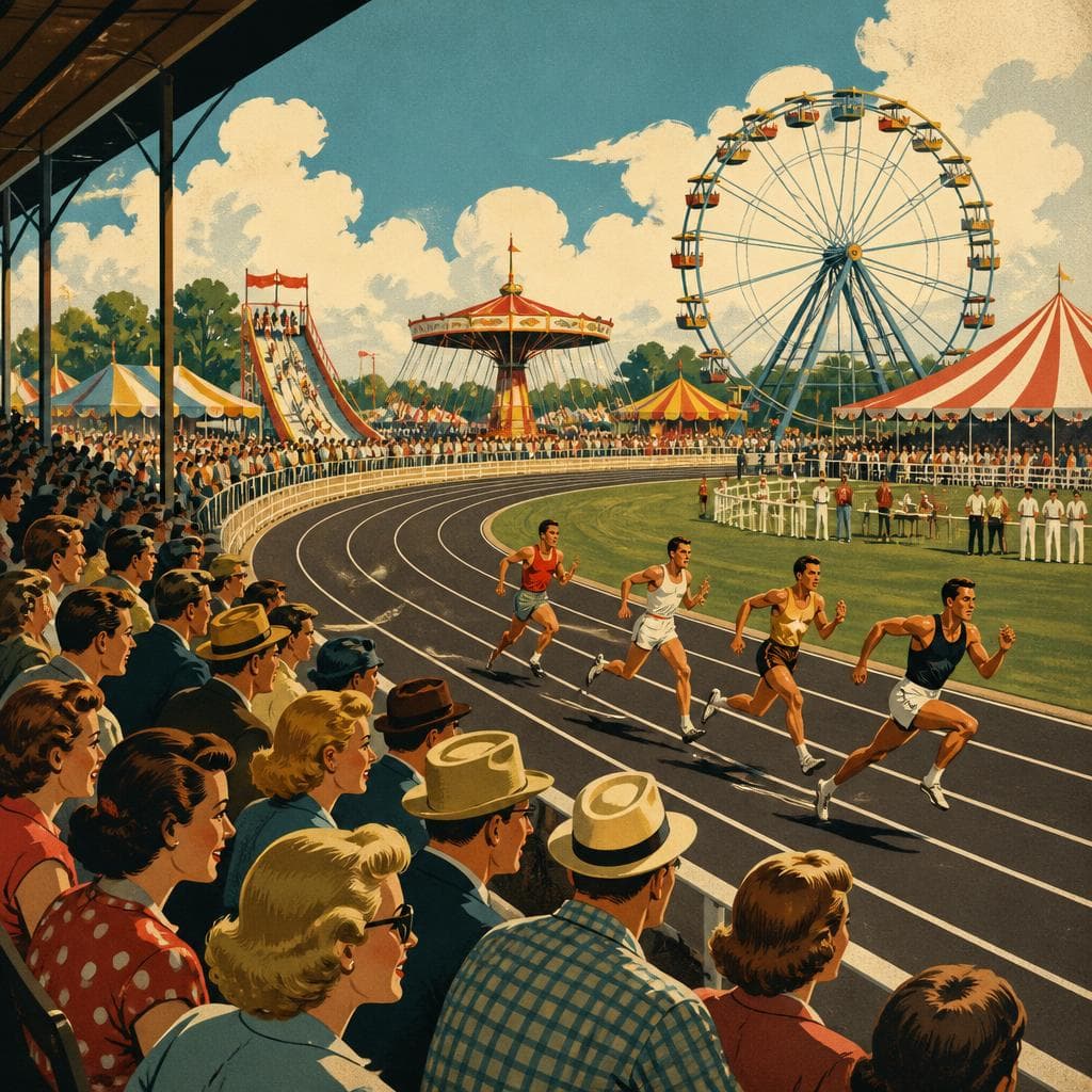 Cover art for Where the Fair Becomes a Sports Stage
