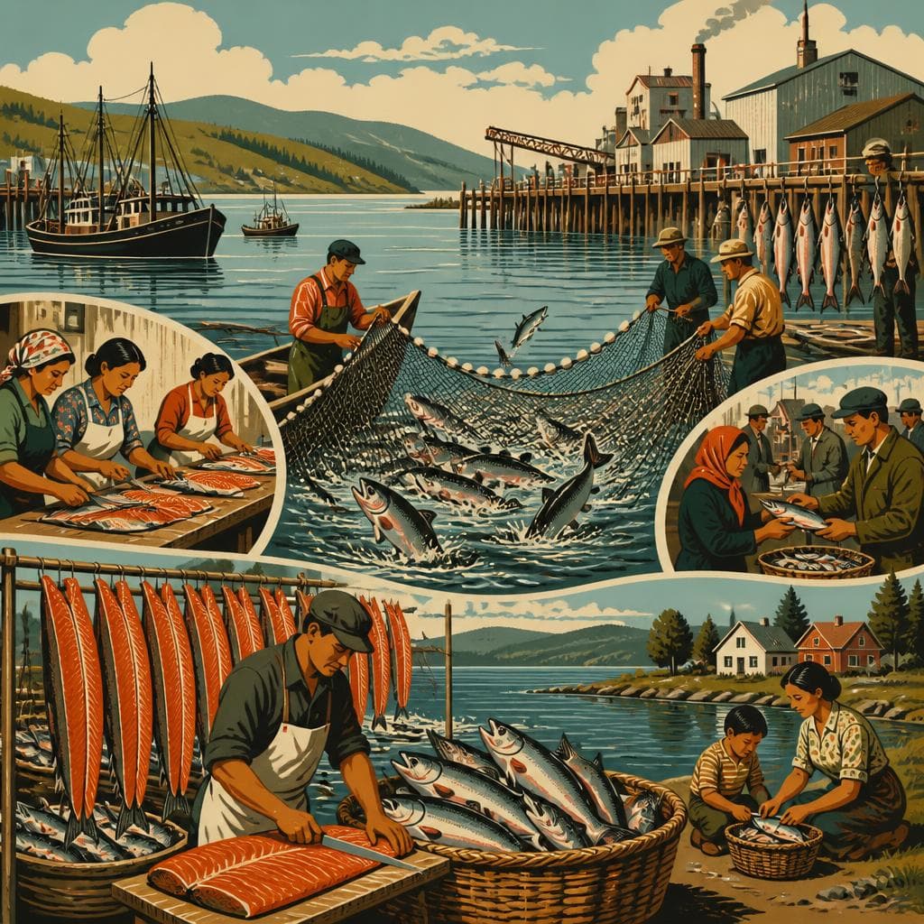 Cover art for Where Salmon Made a River Economy