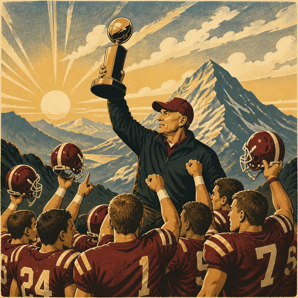 Cover art for The Coach Who Guided Madison Central to the Summit