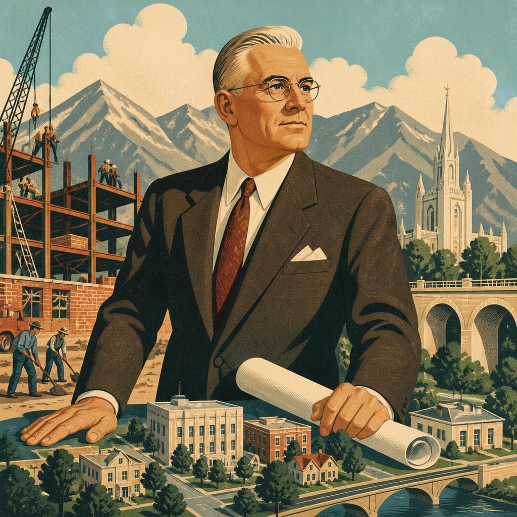 Cover art for The Man Who Gave Provo Its Backbone