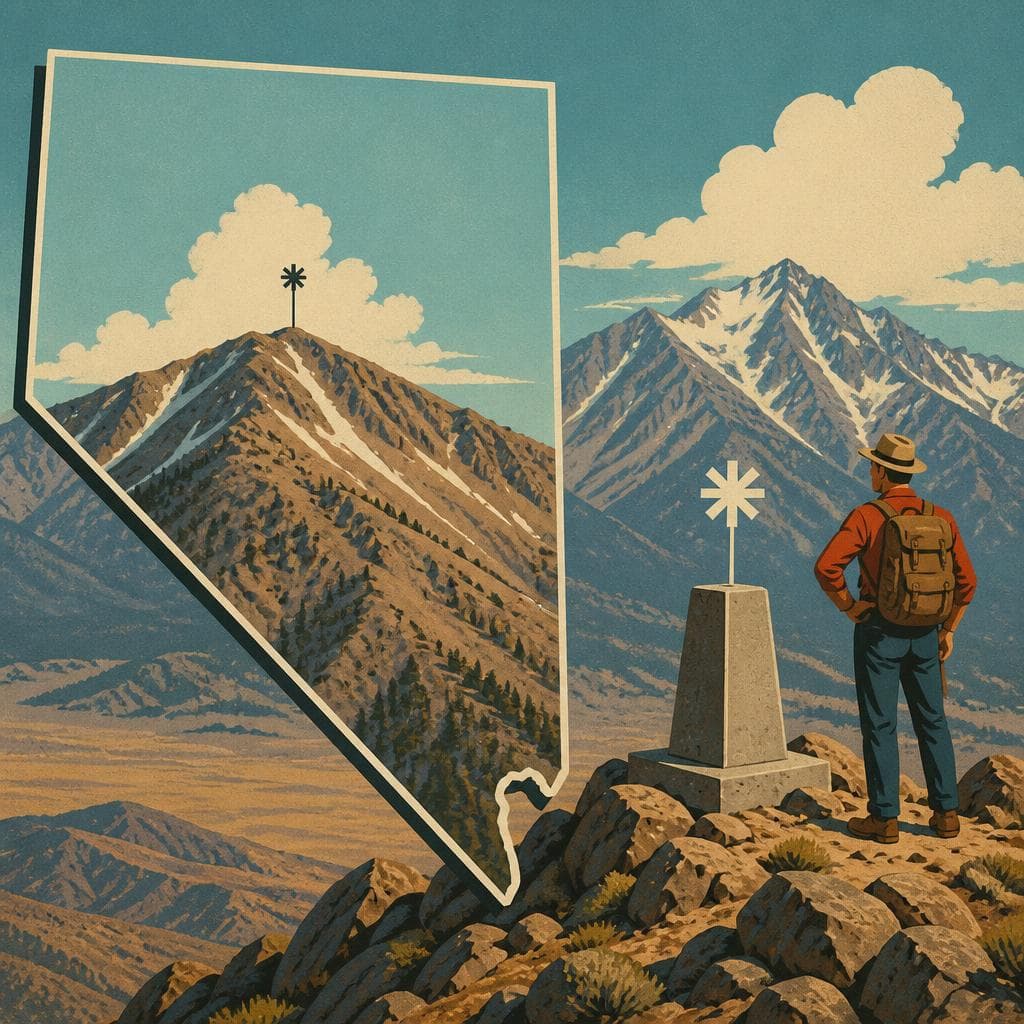 Cover art for Nevada’s Highest Point, With an Asterisk