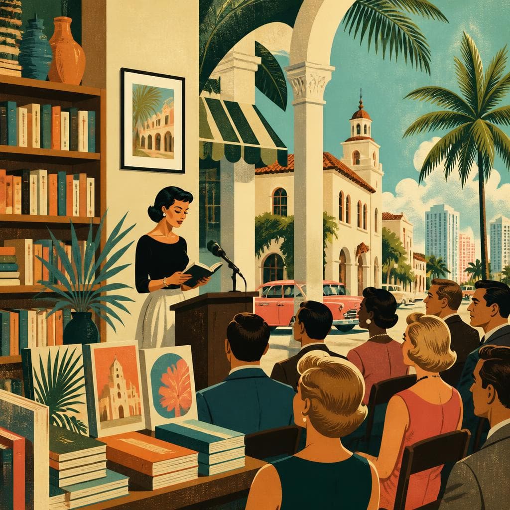 Cover art for Where Miami Learned to Gather Around Books